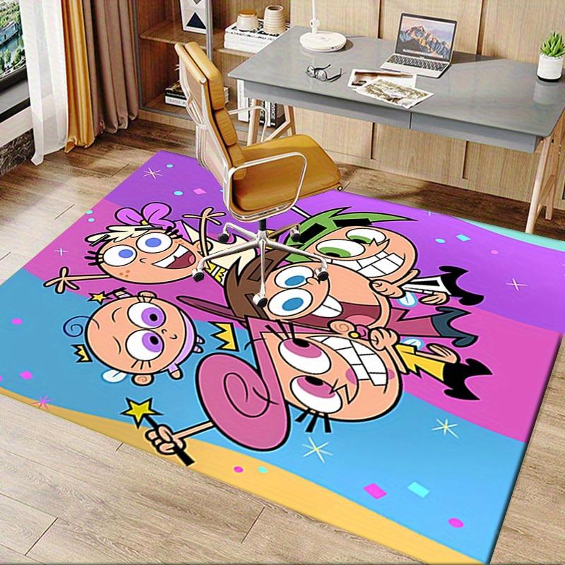 The Fairly Oddparents Office Carpet Soft Polyester Entrance Carpet Washable Non slip Machine Washabl