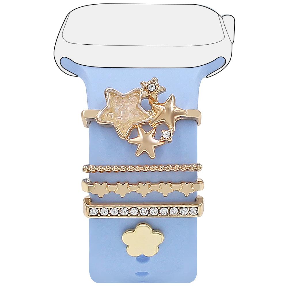 

5шт ремешок декоративный инструмент ремешок для часов орнамент металлический ремешок аксессуары для ремешка Apple Watch