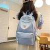 Einfarbig Schultasche Weibliche Junior High School Student Campus Rucksack Reiserucksack