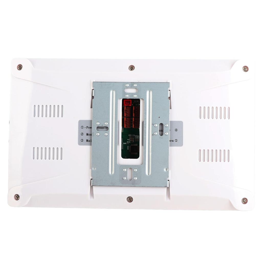 Video Doorbell 2 Pcs 7in TFT Screen Hands Free Call Monitor Night Vision Outdoor Camera Video