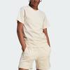 Adidas Originals Trefoil Monogram Tee Embroidered Logo Sport Short Sleeve T-Shirt Women Tops White IJ5983
