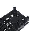 Three 120mm 5V USB Powered PC Router Fans 1 Speed 1400rpm High Airflow Cooling Fan for Router Modem Receiver