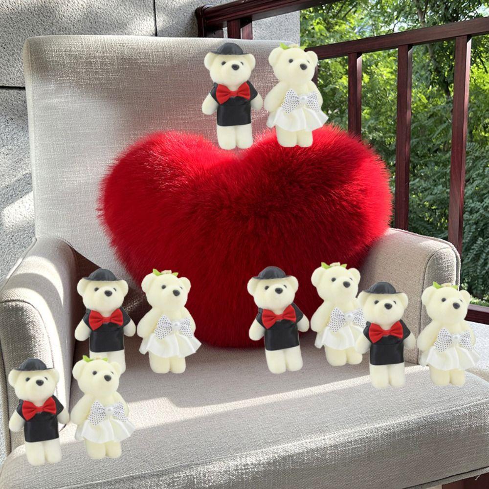 Foam Bear Mini Bear Flower Bouquet Couple Bear Cartoon Bouquet Doll  Girl Birthday Gift