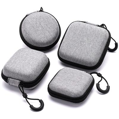 Tragbare, stoßfeste Kopfhörerhülle, Kopfhörertasche, Headset-Aufbewahrungstasche, Hartschalen-Kopfhörerzubehör, Speicherkarte, USB-Kabel