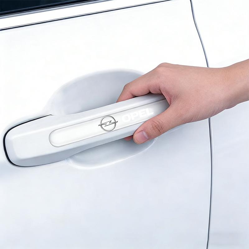 Car Door Handle Bowl Protective Stickers Car Anti-collision Strip For Opel Insignia Astra Antara Meriva Zafira H G Corsa