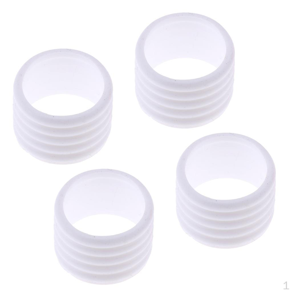 

Pack of 4 Badminton Tennis Racket Rings Band Straddling Accessories