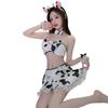 Sex lingerie sexy split passion bed free suit nightclub cute temptation cow uniform suit