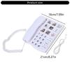 Large Button Home Phone Fixed Landline Telephone With Speakerphone and Last Number Redial Feature