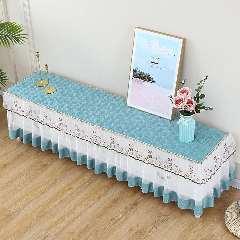 TV Cabinet Cover Double-layer Dust Cover New Lace Universal Cover Tablecloth Rectangular Living Room TV Cabinet Tablecloth