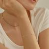 LUNNE Silber Basic Oval Panzerarmband #LSB03