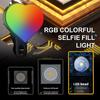 RGB Colorful Selfie Fill Light, Beauty And Skin Smoothing Clip-on Fill Light Three Color Live Streaming Photography Pocket Light