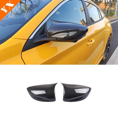 Car Rear View Mirror Cover Side Mirror Sticker Covers TrimFor MG GT 2022-2024 Carbon Black Garnish Moulding