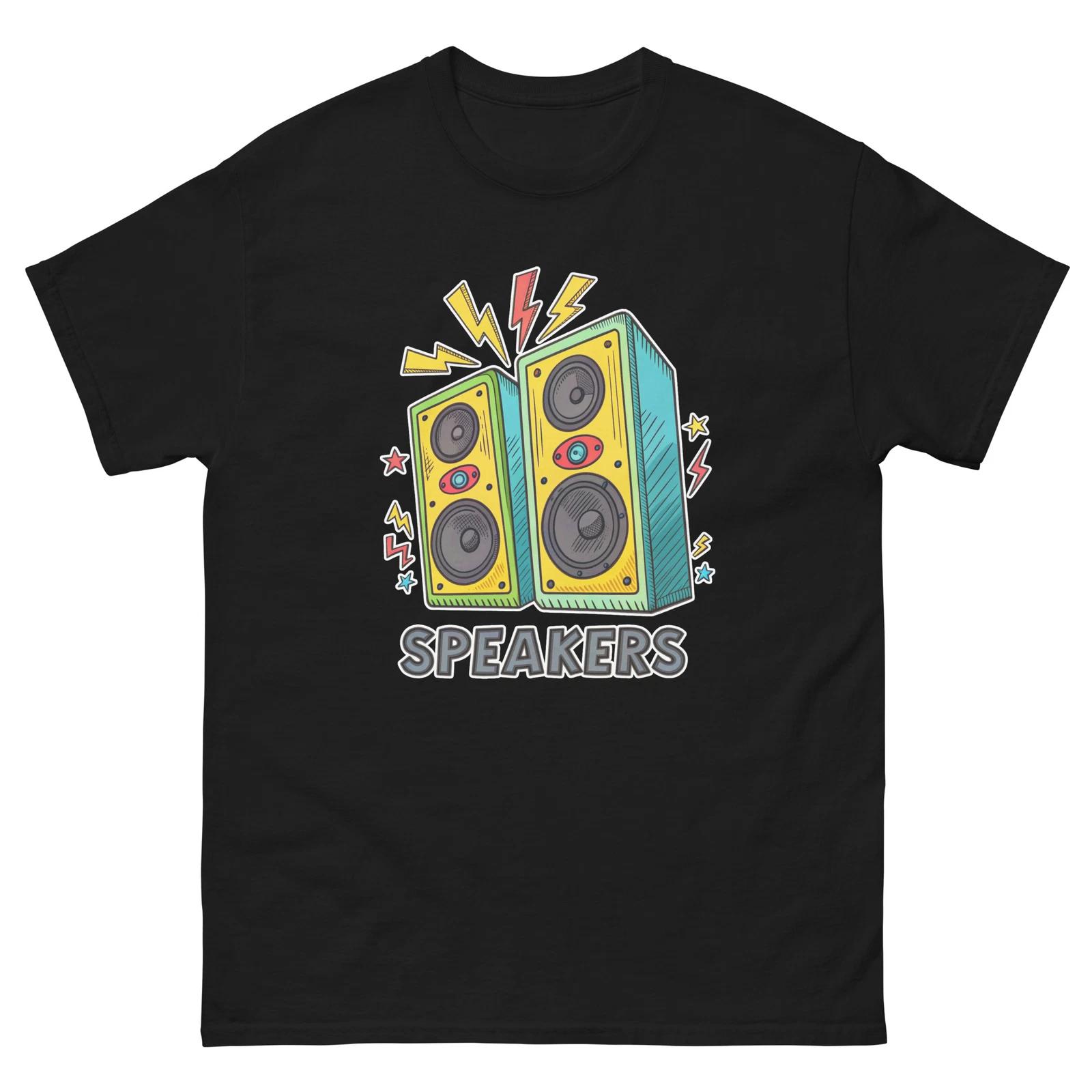 Speakers Large Nightclub Bar Nightlife Party T-Shirt S