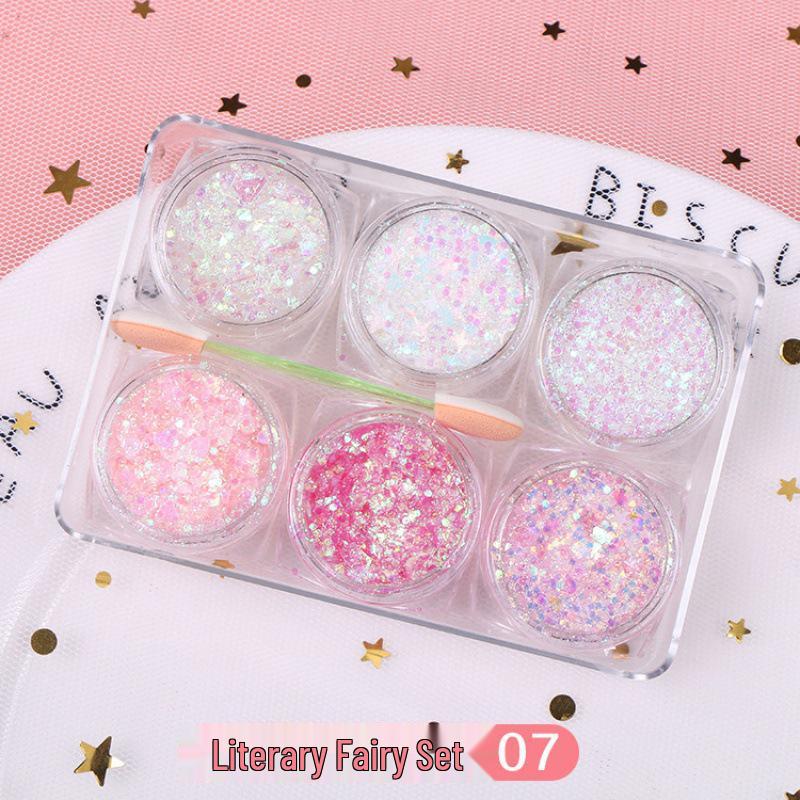 Bling Eye Makeup Stickers: Glitter Stars & Pearlescent Gel Eyeshadow for Fairy Stage Sparkle