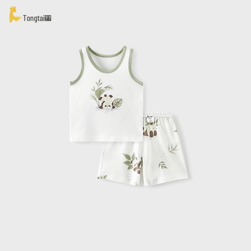 Tongtai Baby Summer Bamboo Cotton Sleeveless Set