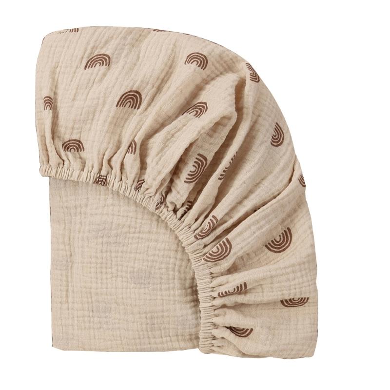 Breathable Baby Bassinet Sheets Removable Cradles Fitted Sheet Changing Mat Cover Protectors for Newborn Infant Cribs