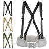 Durable Nylon Duty Belt Solid Color Y-Shape Tool Belt Suspender Adjustable Multifunction Harness