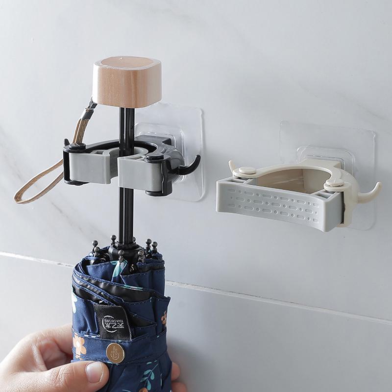 Wall Mounted Mop Organizer Holder Brush Broom Hanger Storage Rack Mop Hook