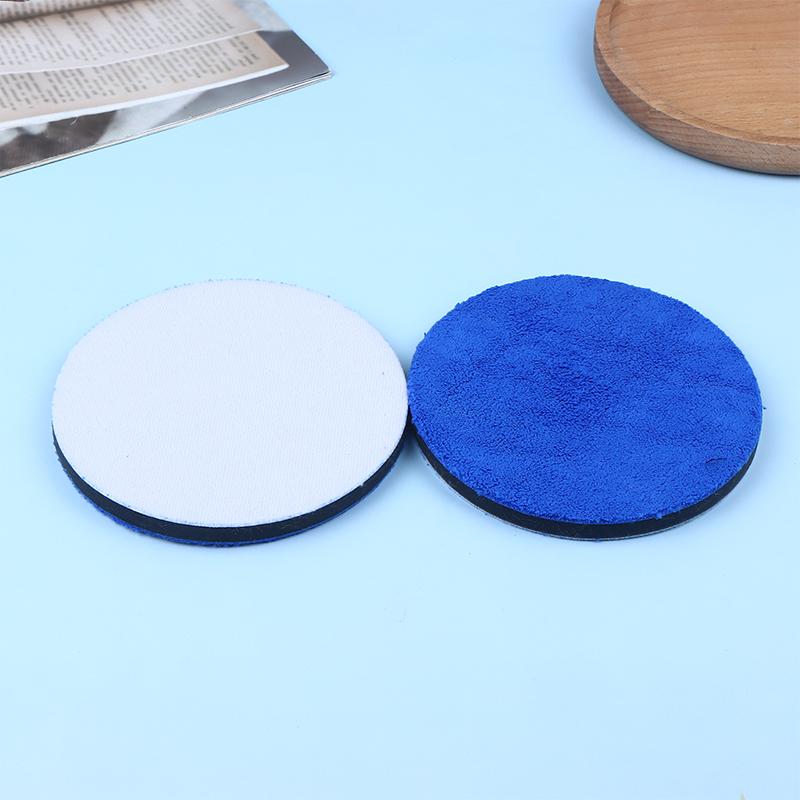 2Pcs 2/3/4/5/6/7Inch Microfiber Polishing Pad For Cars Body Polish Wax Buffer Pad Wash Cleaning Micro Fiber Polishing