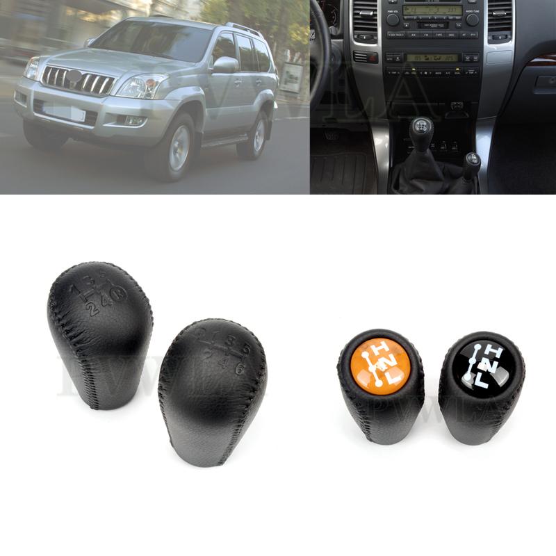 5/6-Gang Schaltgetriebe + Verteilergetriebe Schalthebelknauf Für Toyota Prado LC120 Land Cruiser 2003 2004 2005 2006 2007 2008 2009
