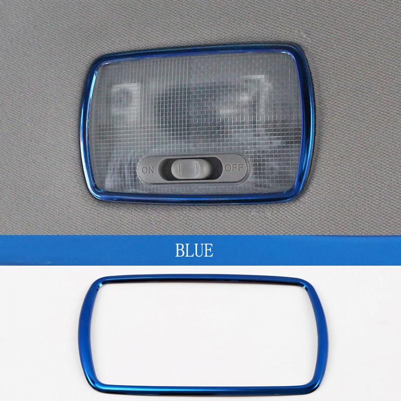 

Задние фонари для чтения, чехлы для Honda Civic 2016-10-го поколения, декоративные наклейки на декоративную рамку, салон автомобиля синий