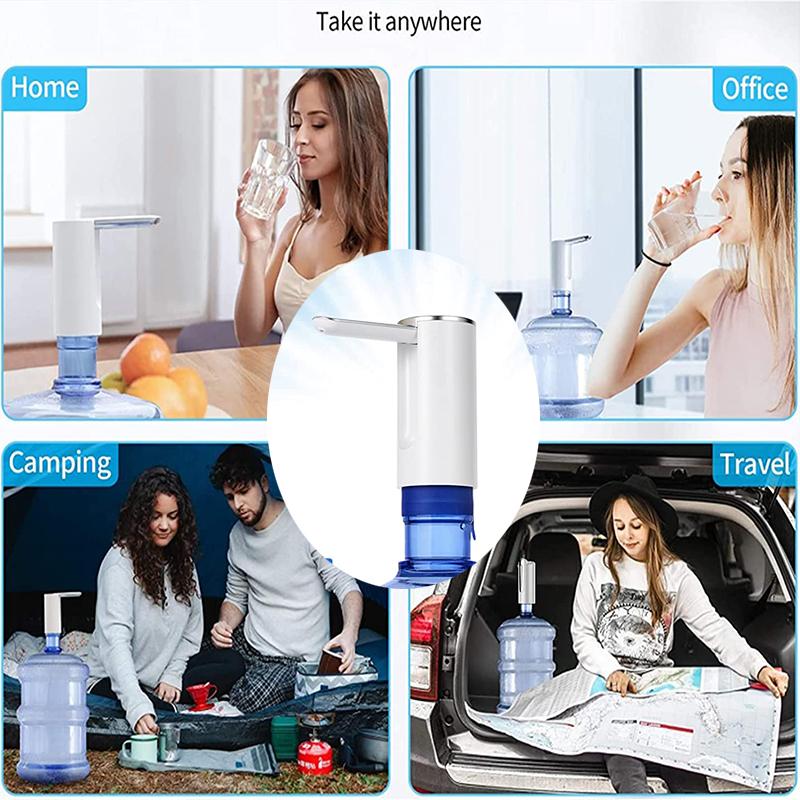 

Digital Display Water Pump,Water Dispenser for Bottle, USB Automatic Electric Water Gallon Bottle Pump Drinking Dispenser чёрный