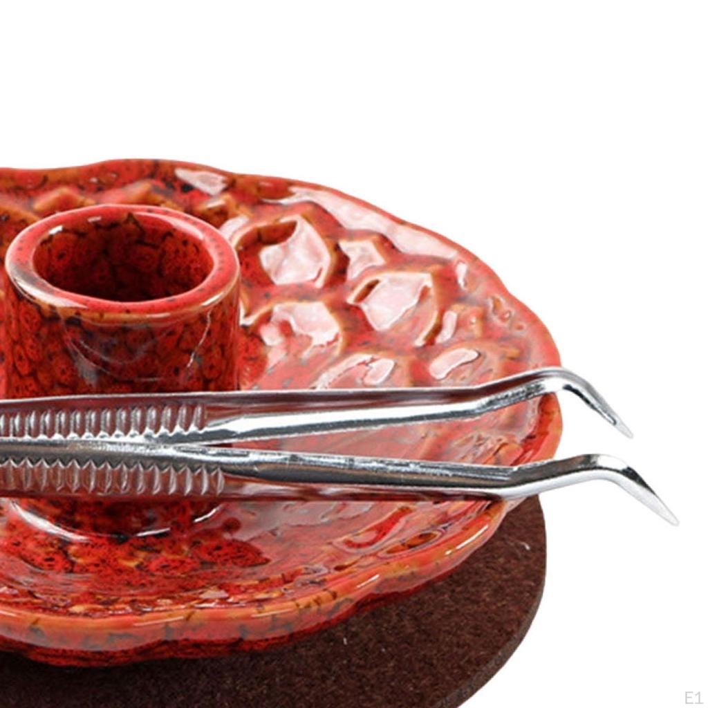 Keramický držák na vonné tyčinky Hořák Základna Stabilní DIY potřeby Šalvějová ozdoba na čajový stolek