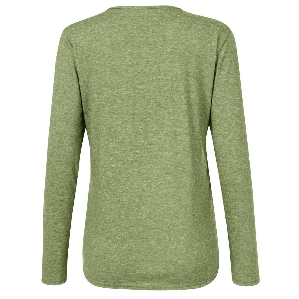 Women's V Neck Button Up Long Sleeve T-Shirt Fashion Tops Belted Button Up Women's Business Cotton Casual Shirt Tops