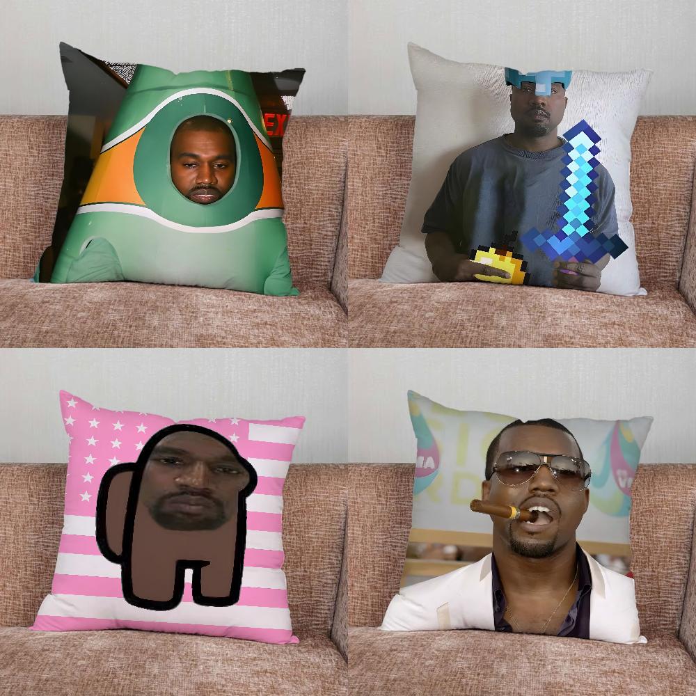K-Kanye West YE Funny Pillow Case For Home Bedroom Car Office Decoration Living Room Sofa Cushion Cover Suitable