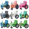 Cars Disney Pixar Cars Lightning McQueen Rhapsody Matador Bulldozer Truck Mater Harvester 1:55 Diecast Metal Car Model Toy
