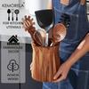 360-Degree Rotating Utensil Holder - Wooden Countertop Organizer for Spoons, Spatulas, Ladles, Space-Saving Spinning Caddy