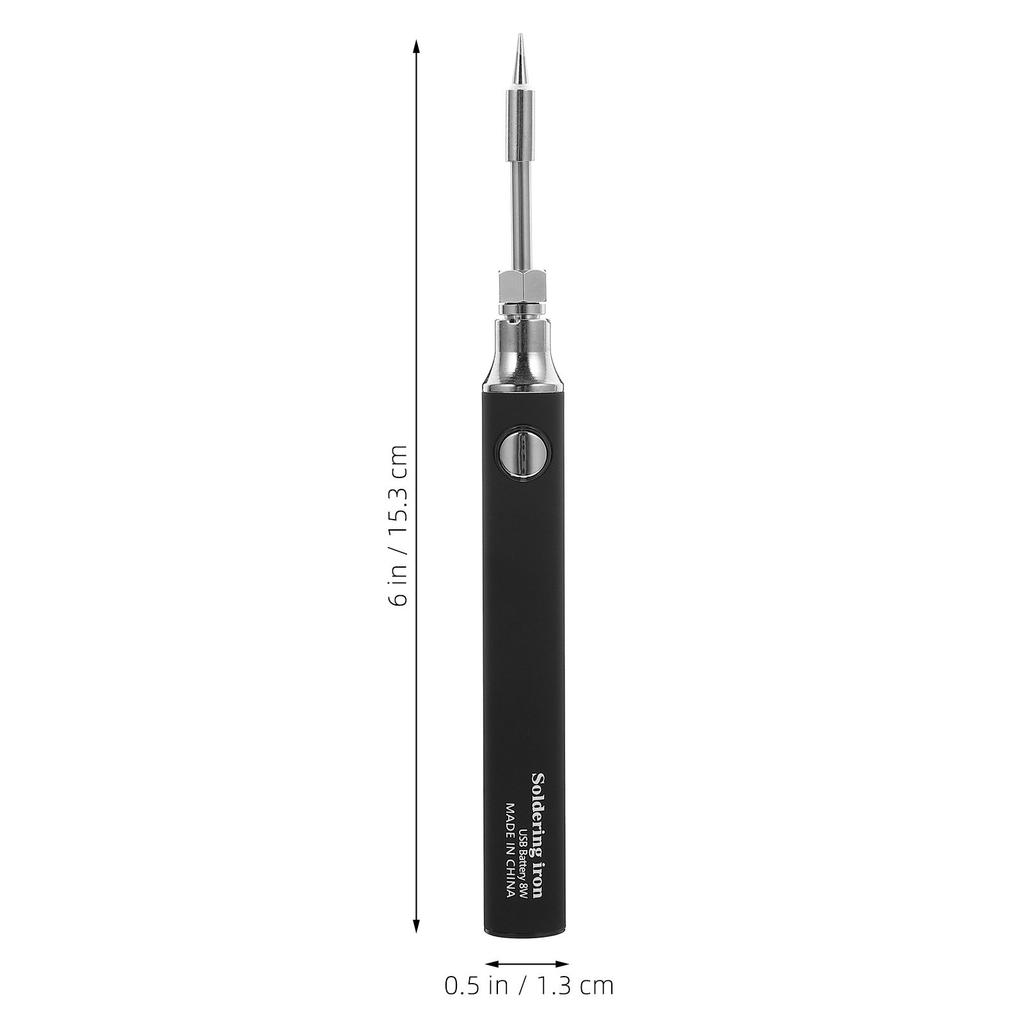1Set Mini Soldering Iron Cordless Rechargeable USB Powered Portable Wireless Soldering Pen for DIY Electronics Repair Home