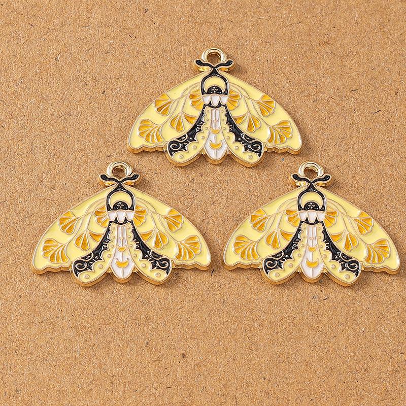 10pcs Cute Enamel Butterfly Charms Pendants for Jewelry Making Necklace Earrings Bracelet DIY Accessories Supplies