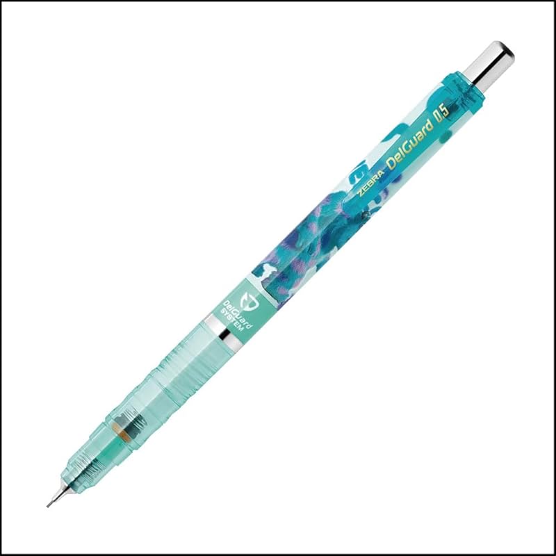 

zebra mechanical pencil delgado 0.5mm pixar series square blue green P-MA85-PX-SQBG