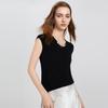Designer Slim-Fit Short Sleeve Knit Top