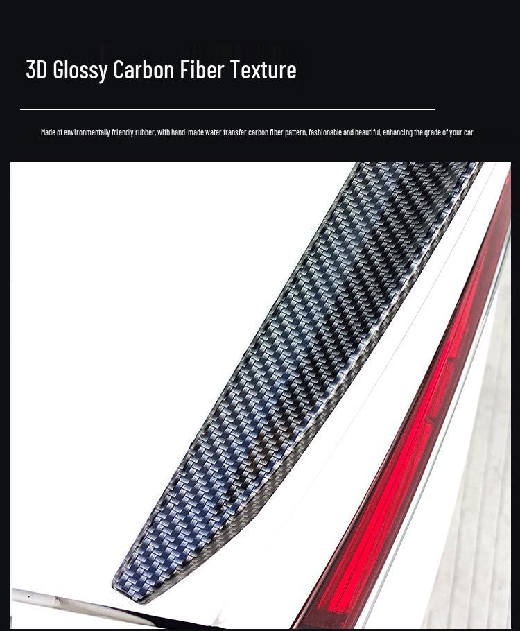 Universal Punch-Free Carbon Fiber Car Spoiler Wing