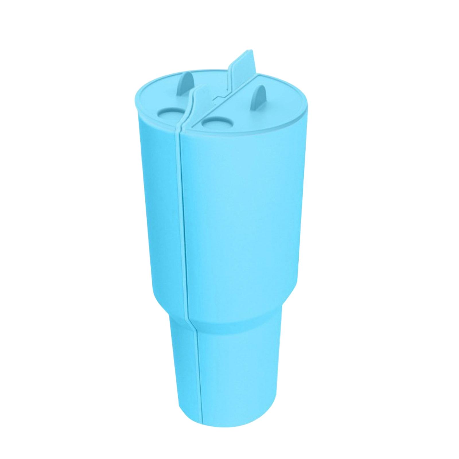 

Silicone Insert Liner for 40oz Tumbler Compatible with Double Wall Insulated Cups Replacement Inner Sleeve for Drinkware Accessories One Size синий