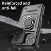 Armor Case For iPhone 16 15 14 13 12 11 XR XS X Pro Max Heavy Duty Shockproof Anti-Scratch With Ring Holder Phone Cover