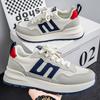 Men's Shoes 2025 New Summer Mesh Breathable Versatile Casual Shoes Men's Fashion Running Platform Sports Dad Shoes