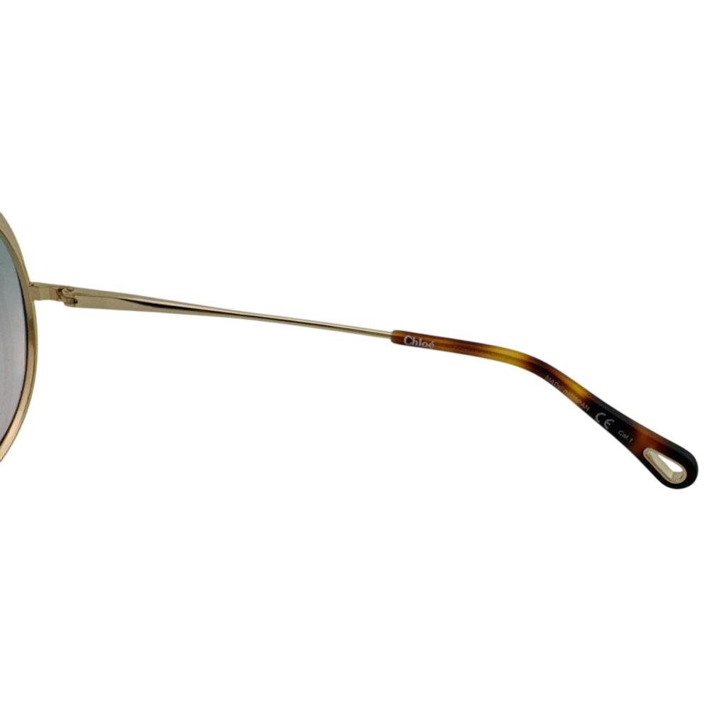 Chloe CH0037SA Round shape metal HANAH sunglasses gold metal Used