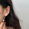 Openwork Floral Stud Earrings Women's Summer Ear Hole-friendly Gentle Vintage Minimalist Elegant Everyday Ear Jewelry