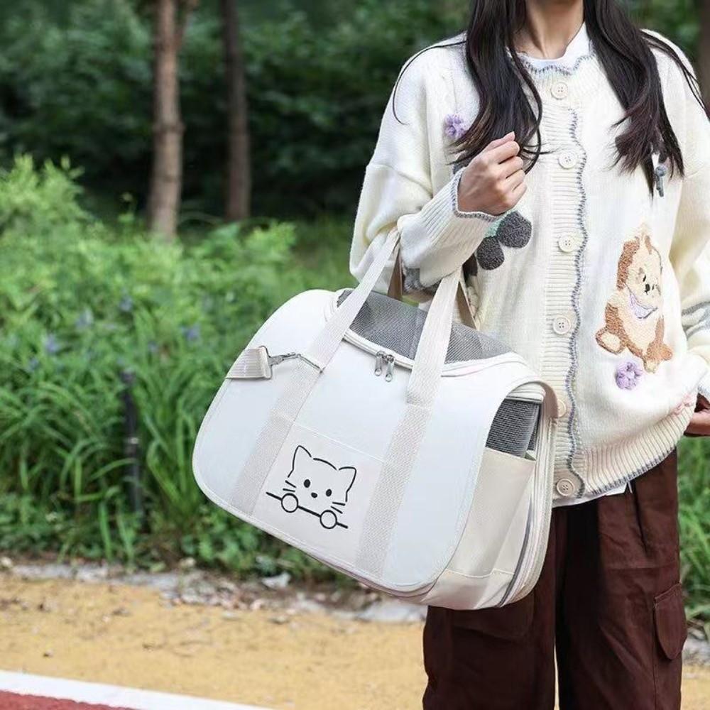 Breathable Cat Outdoor Bag Ventilated Travel Shoulder Bag Portable Pet Carrier Backpack  Activities