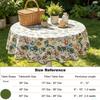Tavola da Pranzo Cucina Area Relax Decorazione Lavabile Piccolo Tessuto Cotone Rotonda Tovaglia