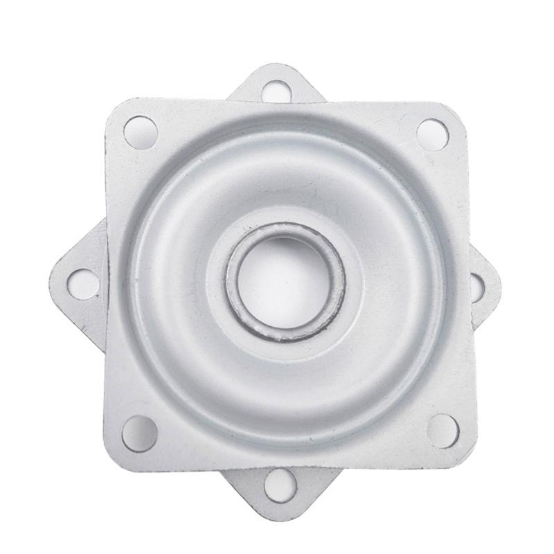 Piattaforma Girevole Lazy Susan In Acciaio Zincato 6x6 Pollici - Cuscinetto Rotante Per Mobili, TV, Torte E Organizer