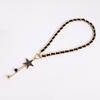 Zinc Zinc Alloy Flannel Wrapped Choker Classic Star Tassel Necklace  Lady/Girls
