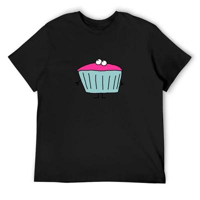 Cup Cake T-Shirt Quick Drying Basketball Graphic Tees Street Wear Mens Vintage T Shirts