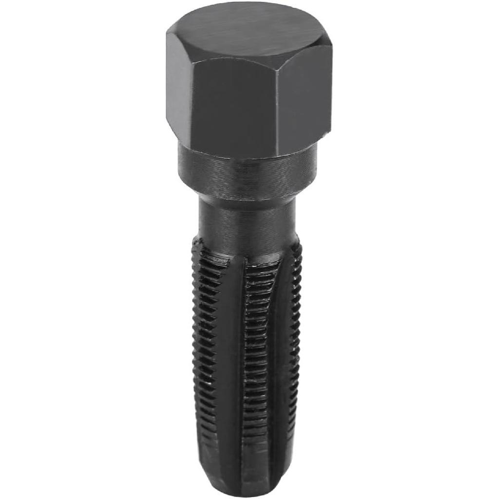 Spark Plug Thread Repair Kit, Akozon 5Pcs Carbon Steel Spark Plug Re-thread Tap Tools with Inserts for 14mm Sparking Plugs Repair