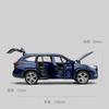 AHI4   1:32 Toyota Highlander 2023 SUV Alloy Die Cast Toy Car Model Sound and Light Pull Back Children's Toy Collectibles Birthday Gift