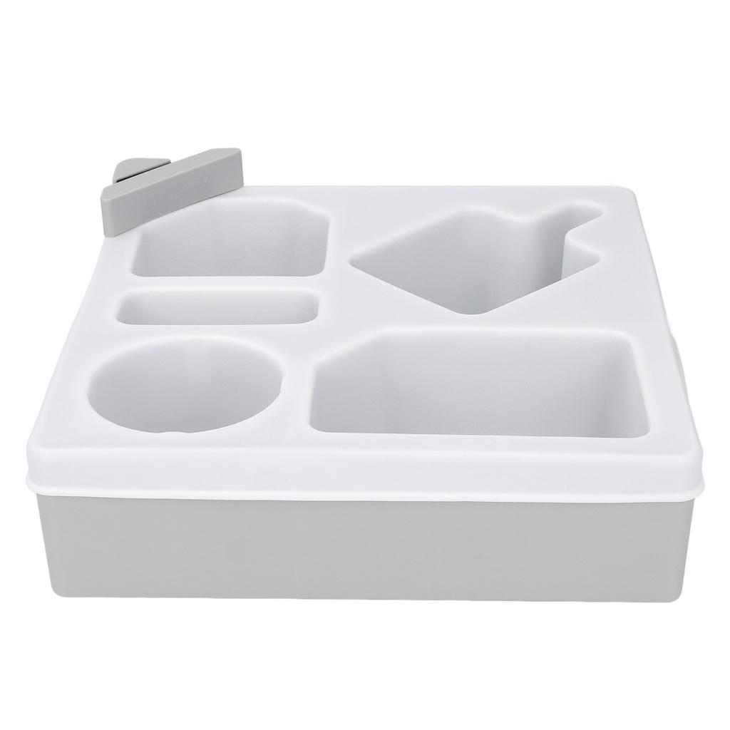 Sofa Cup Holder Tray with Phone Stand Silicone Plastic Couch   Drink Holder for Bed Car Remote Control Snacks and Other Items