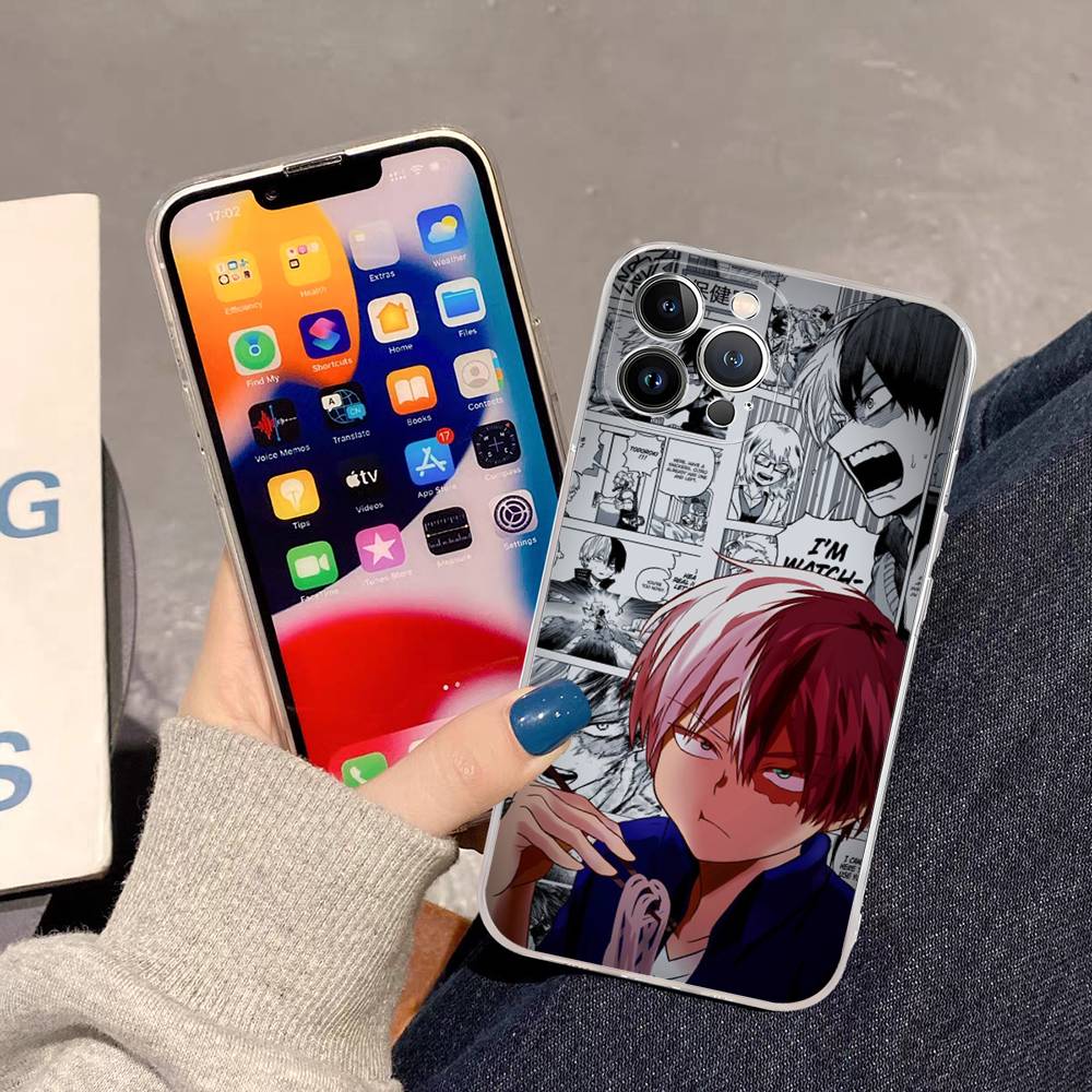 Vintage Anime My Hero A-Academia For IPhone 17 16 15 14 13 12 11 Pro Max Plus Phone Case High End Silicone